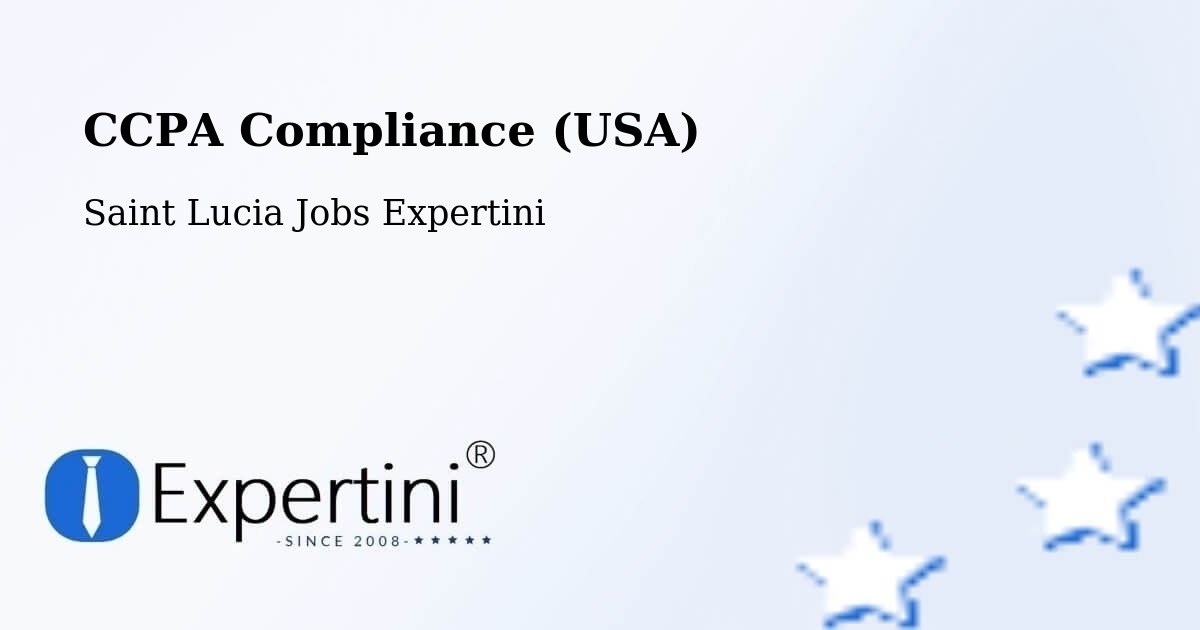 CCPA Privacy Rights & Compliance Notice – Escap - Saint Lucia Jobs Expertini