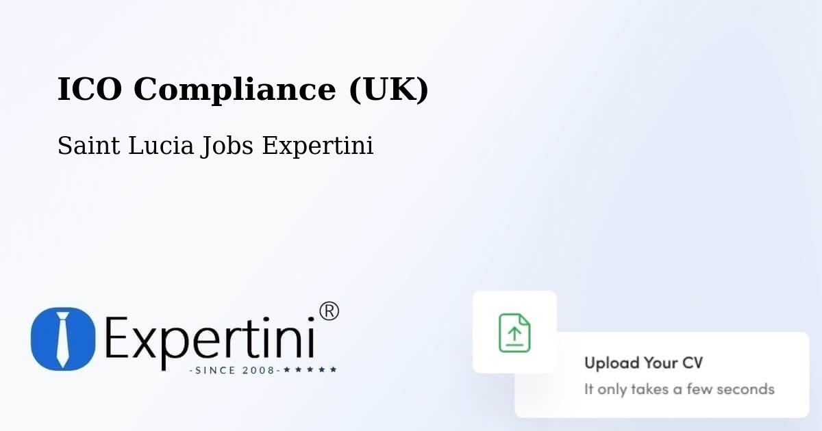 UK Data Protection & ICO Compliance – Escap - Saint Lucia Jobs Expertini