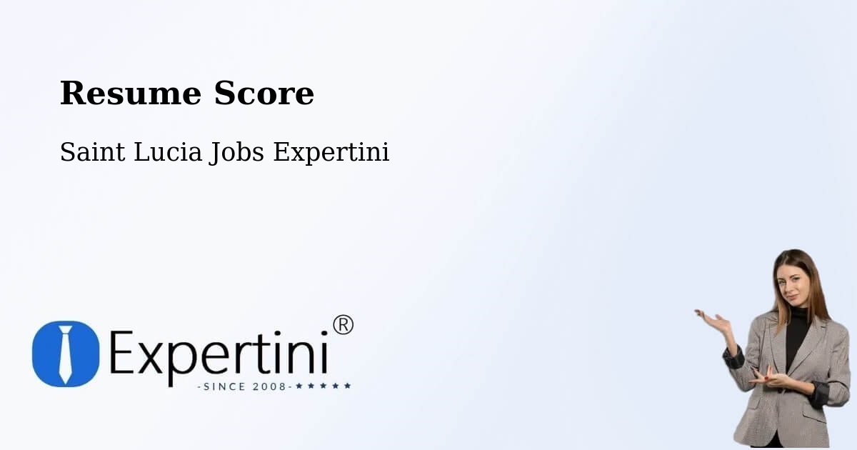 Resume Score & Job Description Match Tool – Escap - Saint Lucia Jobs Expertini